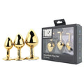 SweetTemptation – Golden Desire Metal Butt Plug Set (3-Deluxe Collection)