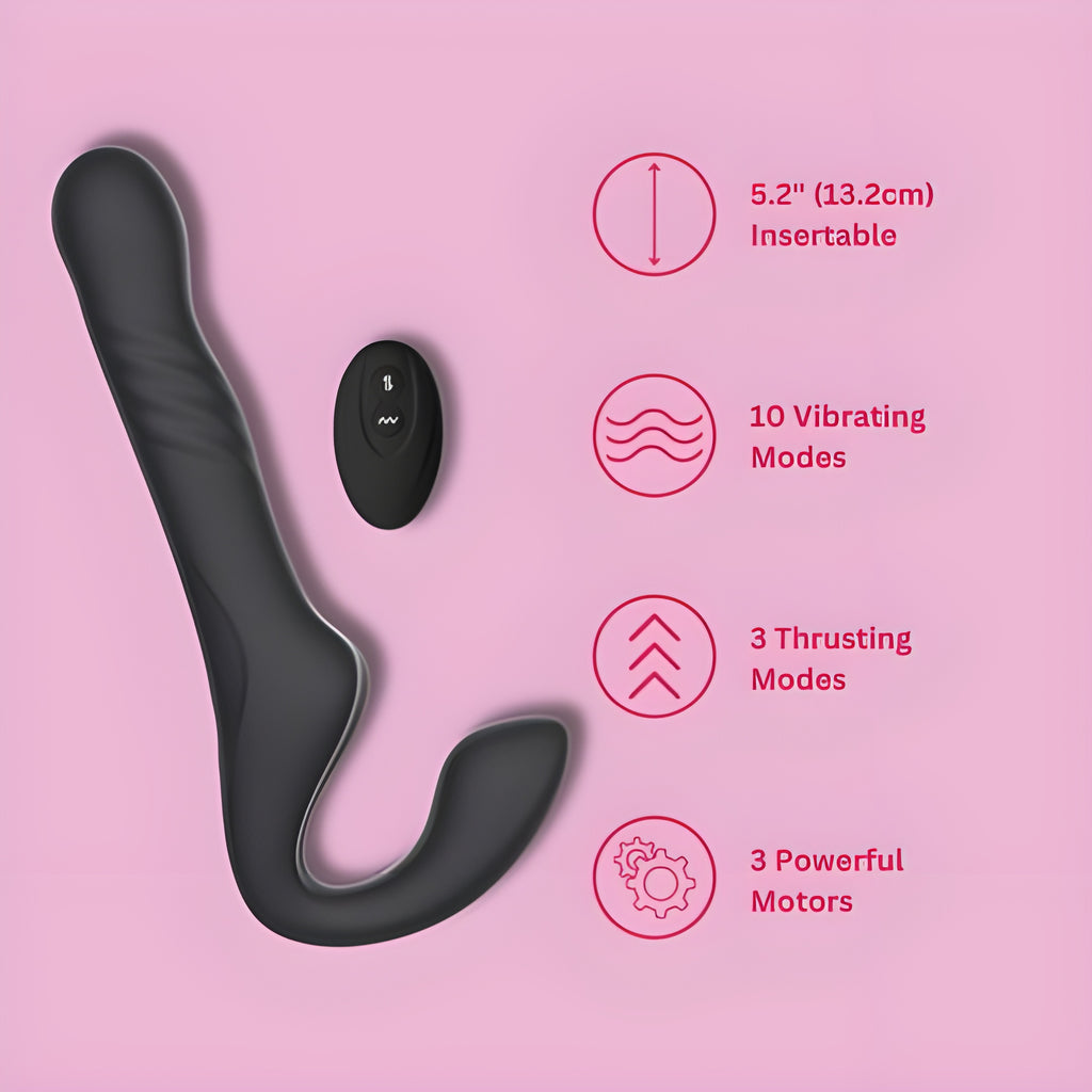 SweetTemptation – MINA Surge Strapless Thrust Vibe